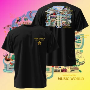 Music World Legacy Tee – Black Edition