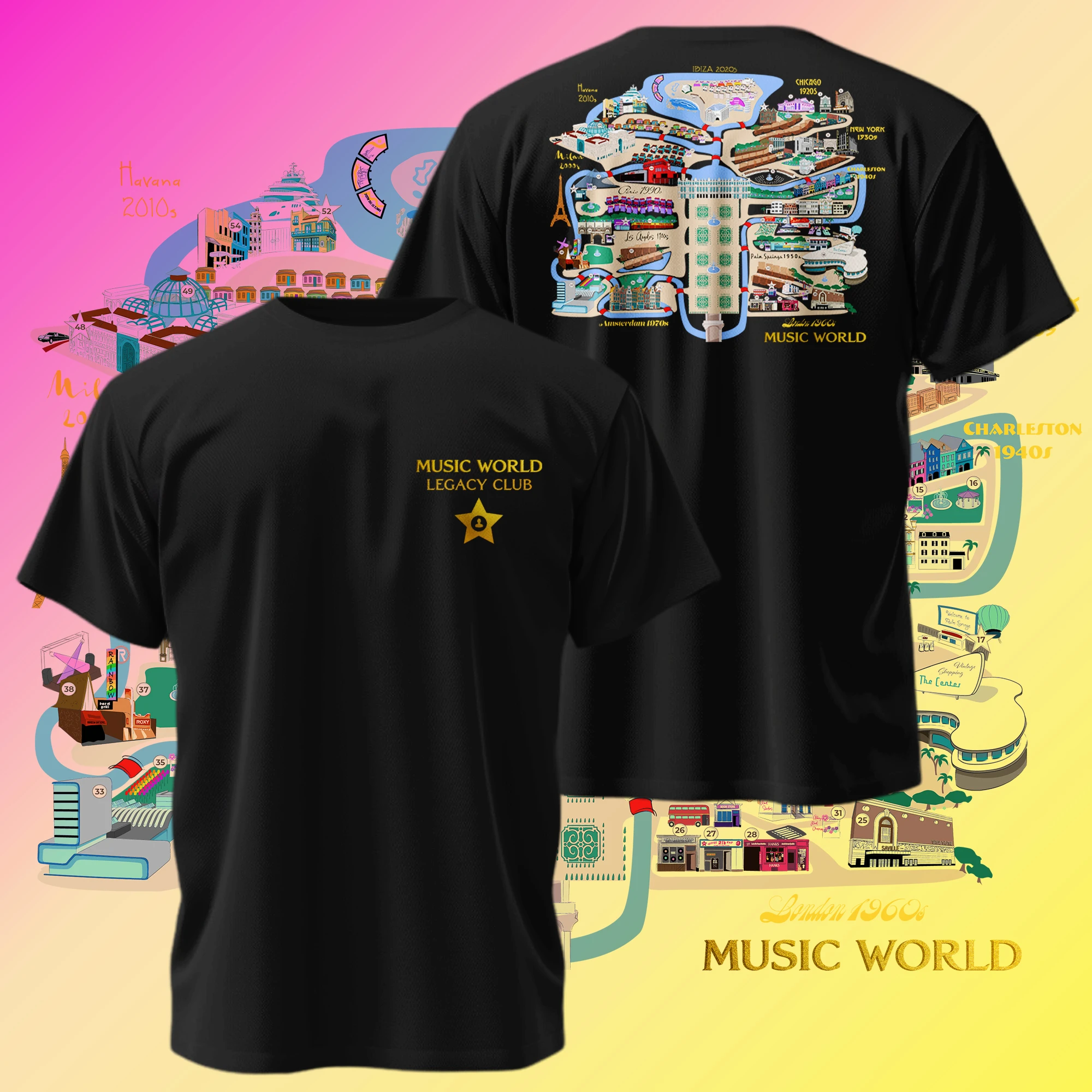 Music World Legacy Tee – Black Edition