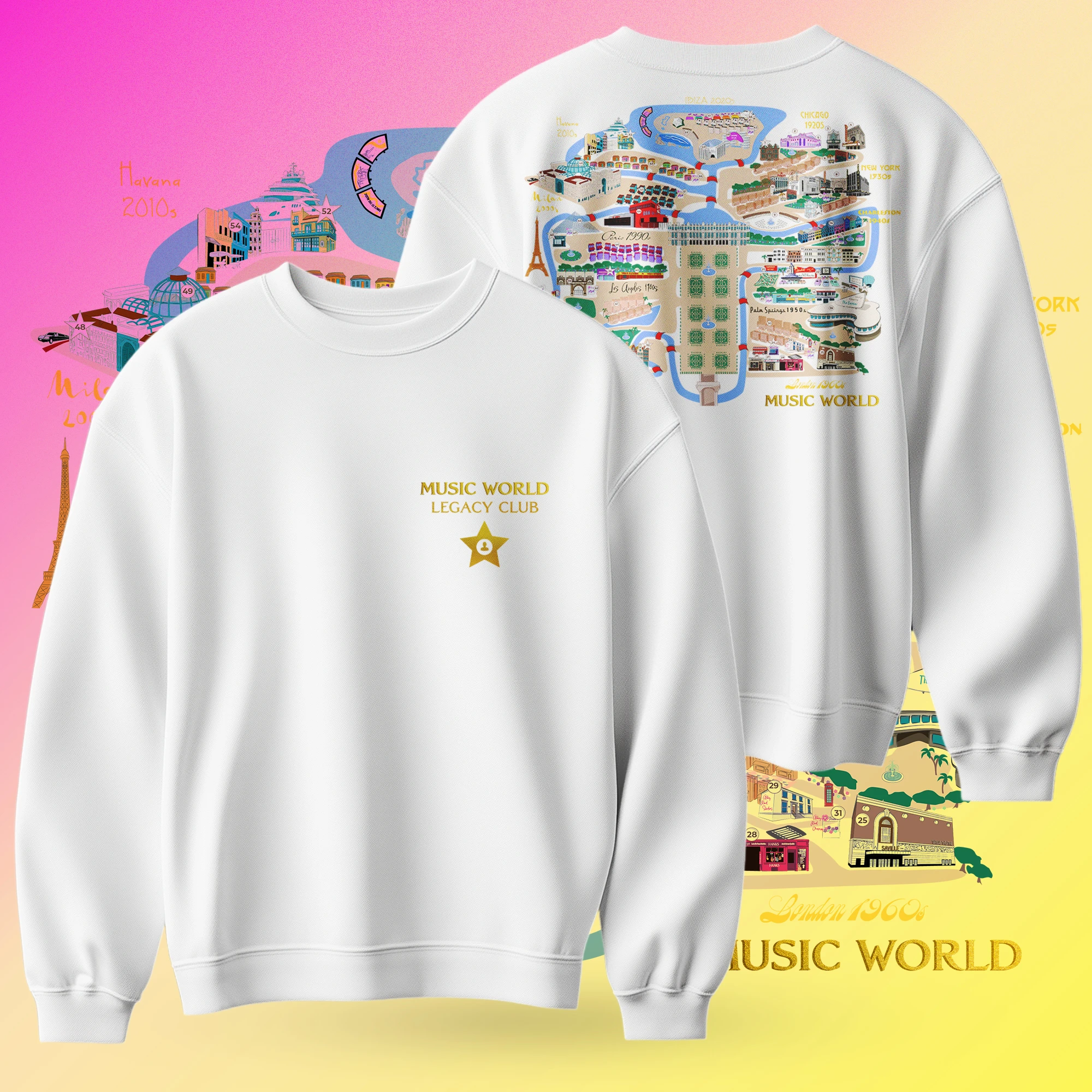 Legacy Crewneck – White Edition