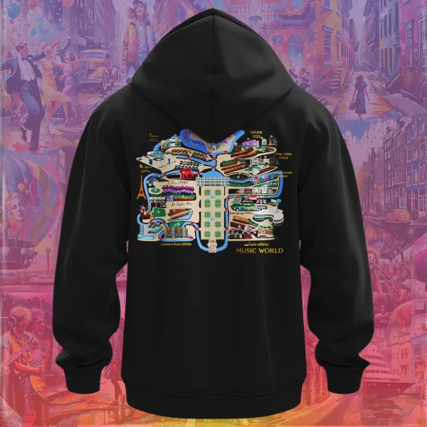 Music World Legacy Hoodie – Black Edition - Image 2