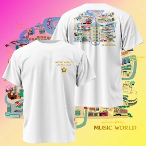 Music World Legacy Tee – White Edition