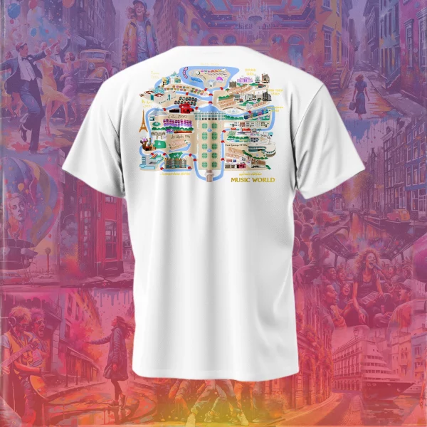 Music World Legacy Tee – White Edition - Image 2